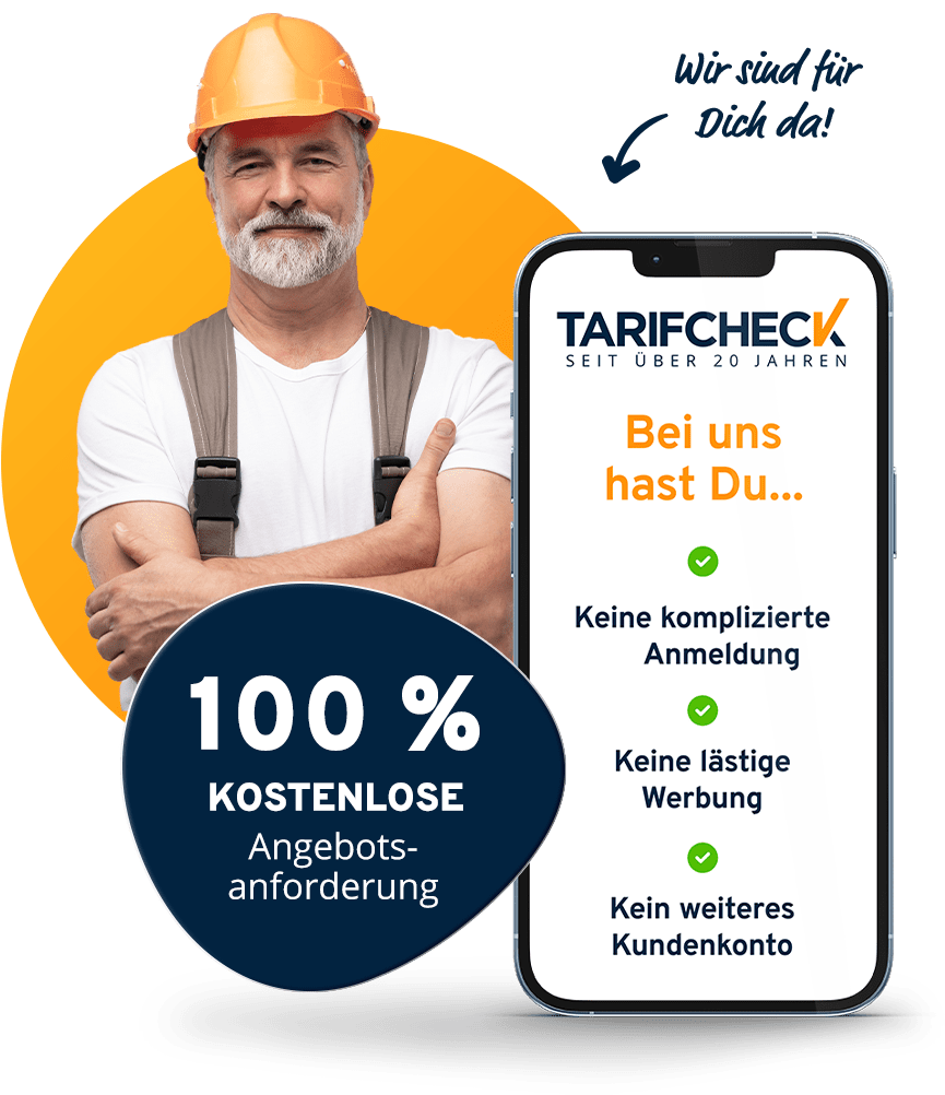 100 % kostenlose Angebotsanforderung 